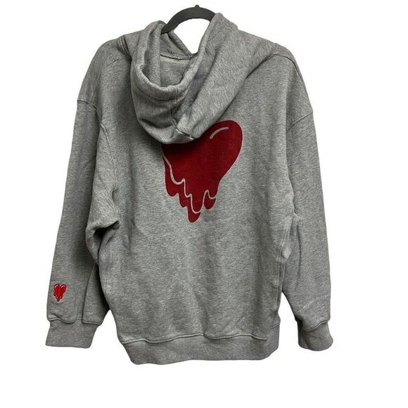 Emotionally Unavailable Gray Hoodie Size XL - Picture 2 of 4